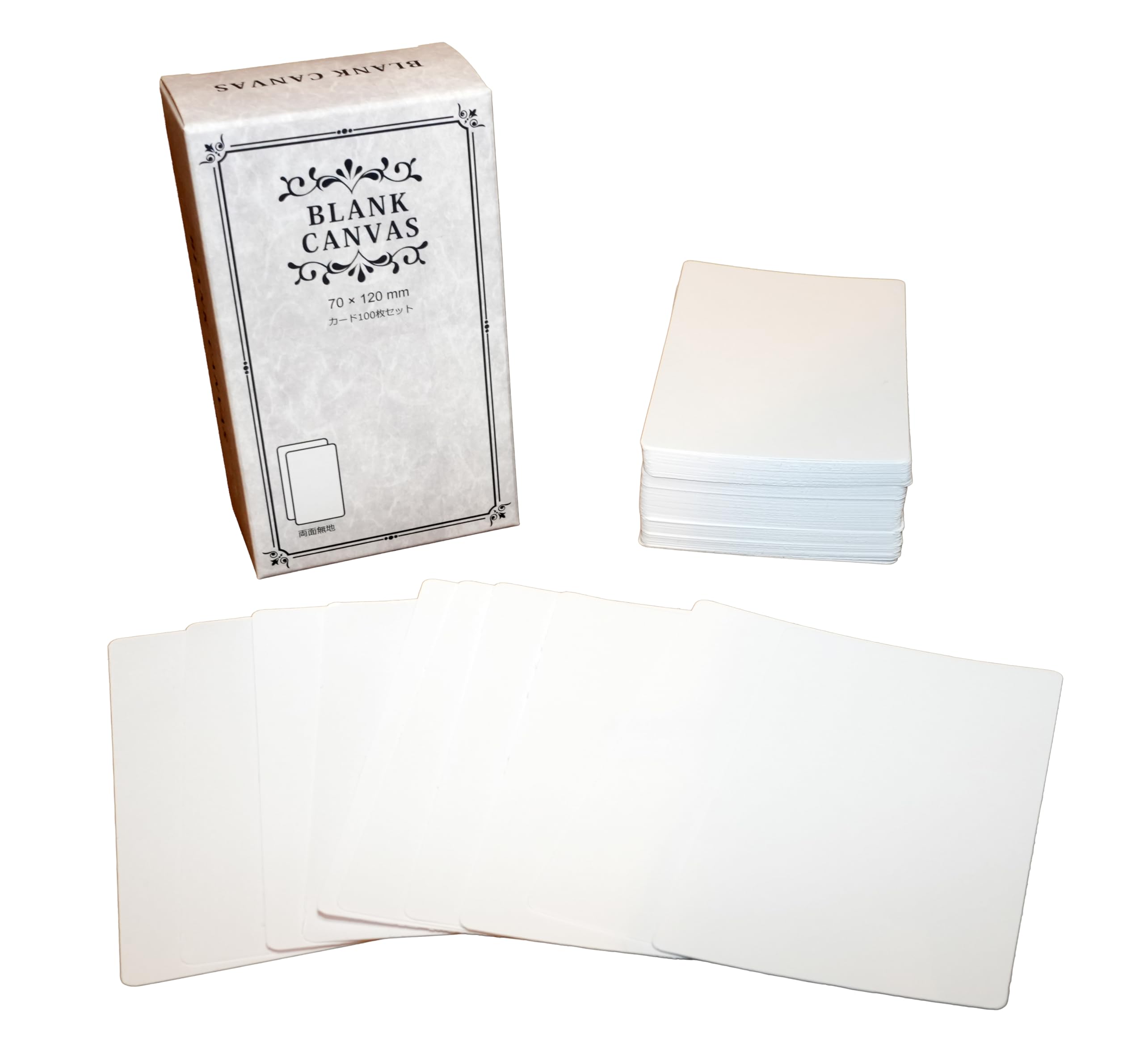 Amazon.co.jp: BLANK CANVAS 無地カード（ブランクカード） 100枚
